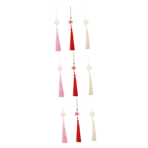 ARTIBETTER 3 Sätze Teiliges Diy Lesezeichen Mit Quasten Dekorative Blumenquasten Für Fächer Und Anhänger Für Kreative Und Bastelprojekte 3 Stück * 3 von Artibetter