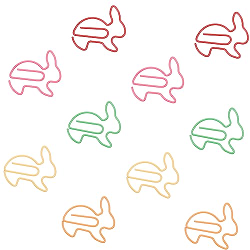 ARTIBETTER 3 Sätze Teiliges Set Kreative Metall Papierclips Im Hasen Design Mit Aufbewahrungsbox Für Schule Und Büro Lustige Und Zuverlässige Büroklammern Zufälligen Farben 20 Stück * 3 von Artibetter