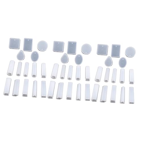 ARTIBETTER 3 Sätze Teiliges Set Silikonformen für Schmuck Diy Gießformen für Halskettenanhänger und Kristalljuwelen Leicht und Langlebig für Kreative Bastelprojekte von Artibetter