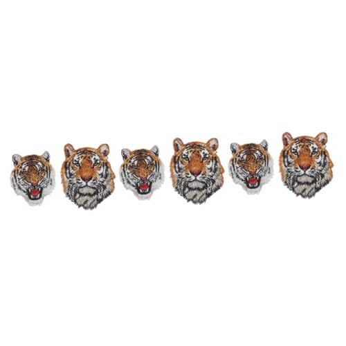 ARTIBETTER 3 Sätze Tiger Stickerei Patches Aufbügelbare Applikationen Für Kleidung Taschen Und Diy Projekte Tierdesign Zur Dekoration Und Reparatur Von Textilien 2 Stück * 3 ARTIBETTER 3 Sätze Tiger Stickerei Patches Aufbügelbare Applikationen Für Kleidung Taschen Und Diy Projekte Tierdesign Zur Dekoration Und Reparatur Von Textilien 2 Stück * 3 von Artibetter