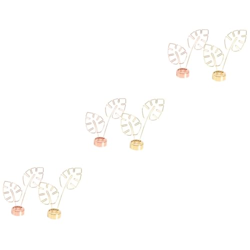 ARTIBETTER 3 Sätze Tischdeko Foto Clips Metall Kartenhalter Mit Solidem Sockel Für Hochzeiten Partys Bürodekoration Rosa Gold Gold 2 Stücke * 3 von Artibetter