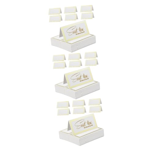 ARTIBETTER 3 Sätze Tischkarten Mit Bronziertem Design Hochwertige Platzkarten Für Hochzeiten Und Dinner Für Tischdekoration Und Einfache Beschriftung 60 Stück * 3 ARTIBETTER 3 Sätze Tischkarten Mit Bronziertem Design Hochwertige Platzkarten Für Hochzeiten Und Dinner Für Tischdekoration Und Einfache Beschriftung 60 Stück * 3 von Artibetter