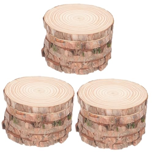 ARTIBETTER 3 Sätze Unbehandelte Runde Holzscheiben Für Diy Teiliges Natürlichem Holz Für Bastelprojekte Und Persönliche Dekorationen 6 Stück * 3 ARTIBETTER 3 Sätze Unbehandelte Runde Holzscheiben Für Diy Teiliges Natürlichem Holz Für Bastelprojekte Und Persönliche Dekorationen 6 Stück * 3 von Artibetter