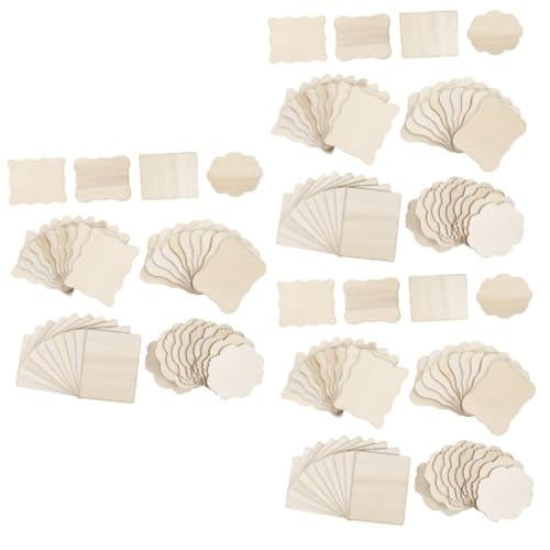ARTIBETTER 3 Sätze Unfertige Holzscheiben Material Untersetzer Formen Handwerk Rustikal Hartholz Malen Bretter Schmucklos Für Holzscheiben Basteln Beige 40 Stück * 3 von Artibetter
