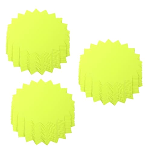 ARTIBETTER 3 Sätze Warenpreisschild Geformtes Schild Papier Geformtes Etikett Einzelhandel Zeichen Etiketten Stichworte Klein Gold Anzeige Preisschilder Yellow Weißer Karton 80 Stück * 3 von Artibetter
