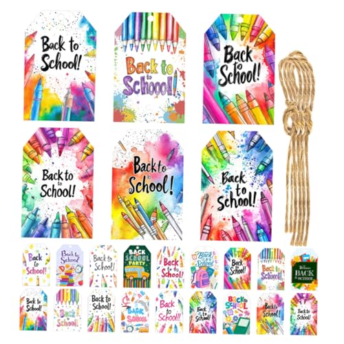 ARTIBETTER 3 Sets Party Dekorationen Zum Schulanfang Hängende Anhänger Zum Schulanfang Ornamente – Vorgestanzte Löcher Mit Schnuranhängern Für Veranstaltungen Mit Klassenzimmer Thema von Artibetter
