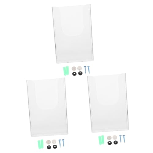 ARTIBETTER 3 Stck. Wandmontierter Dokumenten Organizer aus Kunststoff Praktischer Aktenhalter für Büro und Zuhause Leicht und Langlebig für Aufbewahrung von Dateien und Prospekten ARTIBETTER 3 Stck. Wandmontierter Dokumenten Organizer aus Kunststoff Praktischer Aktenhalter für Büro und Zuhause Leicht und Langlebig für Aufbewahrung von Dateien und Prospekten von Artibetter