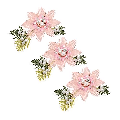 ARTIBETTER 3 Stück Blumenform Patches DIY Stickerei Applikationen für Kleidung Taschen Hüte und Schuhe zum Reparieren und Dekorieren von Stoffen von Artibetter