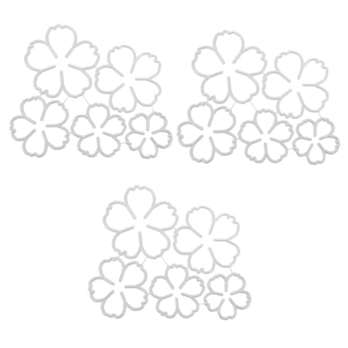 ARTIBETTER 3 Stück Blumenmetallform geformte Schneideschablonen dekorative Schneideschablonen Blätter Rose gestanzt werkzeug bastelset Kartenzubehör Album-Stanzformen Eisen von Artibetter