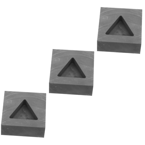 ARTIBETTER 3 Stück Dreiecksform Ingotform Formenguss Barren Barfenformen Gussform Gießformen zum Schmelzen Gussblockform Schmuckbirnenform Schmelzofenformen Schmelzguss-Kit Graphit Schwarz ARTIBETTER 3 Stück Dreiecksform Ingotform Formenguss Barren Barfenformen Gussform Gießformen zum Schmelzen Gussblockform Schmuckbirnenform Schmelzofenformen Schmelzguss-Kit Graphit Schwarz von Artibetter