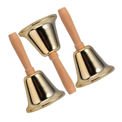 ARTIBETTER 3 Stück Handglocke für Pflegekräfte Metallische Alarmglocke für Patienten Senioren und Haustiertraining Klare und Laute Klingel für Haus Restaurant und Notfälle Gold ARTIBETTER 3 Stück Handglocke für Pflegekräfte Metallische Alarmglocke für Patienten Senioren und Haustiertraining Klare und Laute Klingel für Haus Restaurant und Notfälle Gold von Artibetter