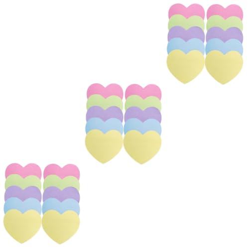 ARTIBETTER 3 Stück Herzförmige Haftnotizen Aesthetic Memo Pads für Schule Büro Selbstklebend Tragbar Dekorativ für Wichtige Notizen und Erinnerungen ARTIBETTER 3 Stück Herzförmige Haftnotizen Aesthetic Memo Pads für Schule Büro Selbstklebend Tragbar Dekorativ für Wichtige Notizen und Erinnerungen von Artibetter