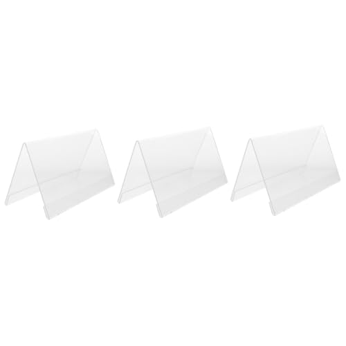 ARTIBETTER 3 Stück Konferenztischkarten Gestell groß Löschen Sie Anzeige Gruß rahmen Tischkartenhalter Displayhalter für Namenskarten Einladungsanzeigestand Namensbadehalter Acryl Transparent ARTIBETTER 3 Stück Konferenztischkarten Gestell groß Löschen Sie Anzeige Gruß rahmen Tischkartenhalter Displayhalter für Namenskarten Einladungsanzeigestand Namensbadehalter Acryl Transparent von Artibetter
