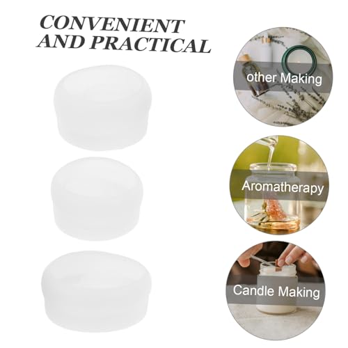 ARTIBETTER 3 Stück Kreative Kerzenschimmel Gips Candlestick Form Harzform Silikon Formen aus Silikonharz Candlestick Halter Harzformen Gipsbetonform Gießform für Kerzenständer Kieselgel Weiß von Artibetter