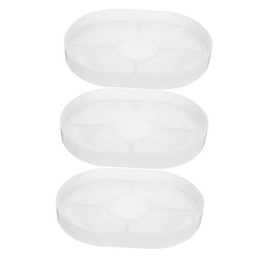 ARTIBETTER 3 Stück Ovales Epoxidharz Gießform für Kreative Handwerksprojekte für Tabletts und Dekoration ARTIBETTER 3 Stück Ovales Epoxidharz Gießform für Kreative Handwerksprojekte für Tabletts und Dekoration von Artibetter