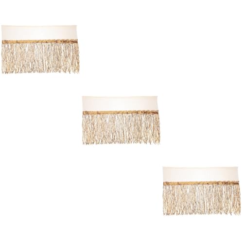 ARTIBETTER 3 Stück Pailletten Bühnenrock Dekorative Fransen Glitzernder Pailletten Fransenrock Fransenbesatz Kleidung Bling Kleid Paillettenröcke Für Damen Quasten Mädchen Tanz von Artibetter