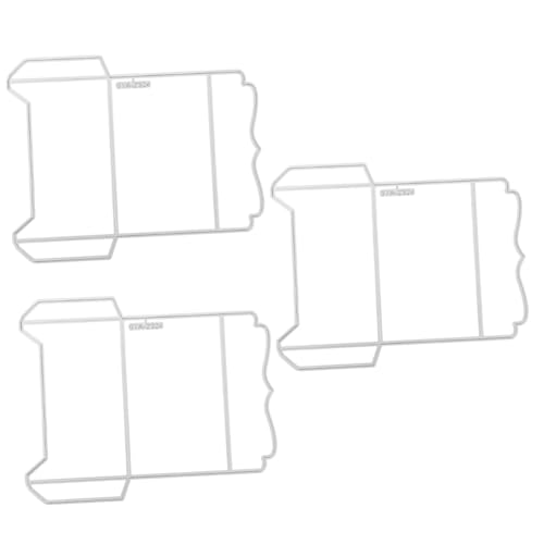 ARTIBETTER 3 Stück Schimmel schneiden Schablone Wort Sammelalbum Scrapbooking Scrapbook-Stanzungen Stanzformen für zu Hause Prägemappen Zubehör basteln Kohlenstoffstahl Silver von Artibetter
