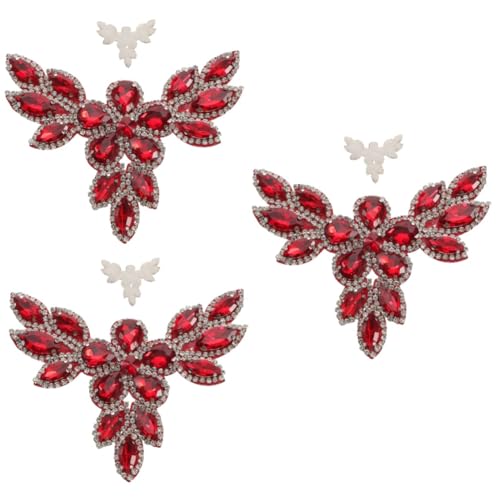 ARTIBETTER 3 Stück Schuhblume aus Strass Stoffflecken bestickt Flicken aufnähen Klebstoff Patch Kleidungsstück Applikation Dekorative Kleidung Bügelnflecken Strasssteine rot ARTIBETTER 3 Stück Schuhblume aus Strass Stoffflecken bestickt Flicken aufnähen Klebstoff Patch Kleidungsstück Applikation Dekorative Kleidung Bügelnflecken Strasssteine rot von Artibetter