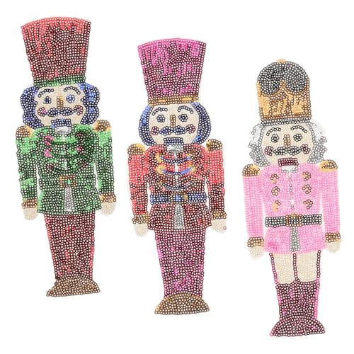 ARTIBETTER 3 Stück Soldaten Patch Hut Kompakte Kleidungsflicken Nussknacker Patch Dekorative Klebeflicken Bestickte Aufnähende Pailletten Klebeflicken Pailletten Patches Dekorative ARTIBETTER 3 Stück Soldaten Patch Hut Kompakte Kleidungsflicken Nussknacker Patch Dekorative Klebeflicken Bestickte Aufnähende Pailletten Klebeflicken Pailletten Patches Dekorative von Artibetter