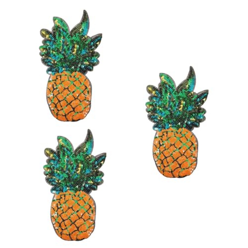 ARTIBETTER 3 Stück Stylischer Ananas Patch mit Pailletten Dekorativer Aufnäher für Kleidung Taschen und Hüte zum Aufbügeln oder Annähen Vielseitig Einsetzbar zur Reparatur und Verschönerung ARTIBETTER 3 Stück Stylischer Ananas Patch mit Pailletten Dekorativer Aufnäher für Kleidung Taschen und Hüte zum Aufbügeln oder Annähen Vielseitig Einsetzbar zur Reparatur und Verschönerung von Artibetter