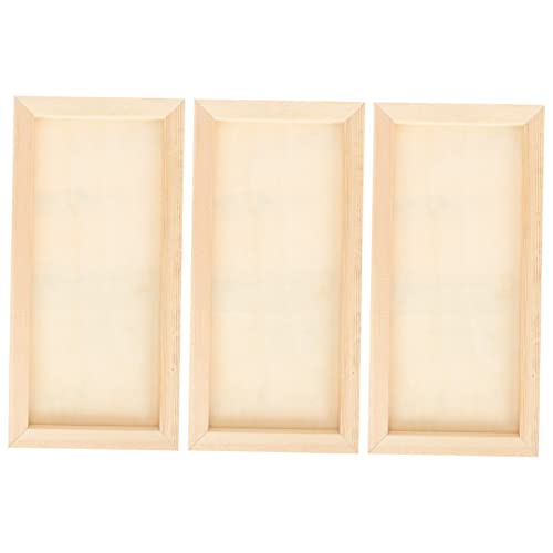 ARTIBETTER 3 Stück Teiliges Diy Bilderrahmen für Holzrahmen für Kreative Tonmalerei Unbemalt für Kunstprojekte und Bastelarbeiten ARTIBETTER 3 Stück Teiliges Diy Bilderrahmen für Holzrahmen für Kreative Tonmalerei Unbemalt für Kunstprojekte und Bastelarbeiten von Artibetter