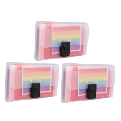 ARTIBETTER 3 Stück Teiliges Fächermappen mit Fächern Erweiterbarer Aktenordner für Büro und Schule Tragbarer Dokumentenhalter Praktischer Accordion File Folder Organizer ARTIBETTER 3 Stück Teiliges Fächermappen mit Fächern Erweiterbarer Aktenordner für Büro und Schule Tragbarer Dokumentenhalter Praktischer Accordion File Folder Organizer von Artibetter
