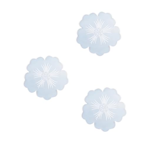 ARTIBETTER 3 Stück Teiliges Gießform für Epoxidharz DIY Untersetzer Silikonformen mit Blumenmuster Einfach zu Reinigen für Bastelprojekte und Kunsthandwerk von Artibetter