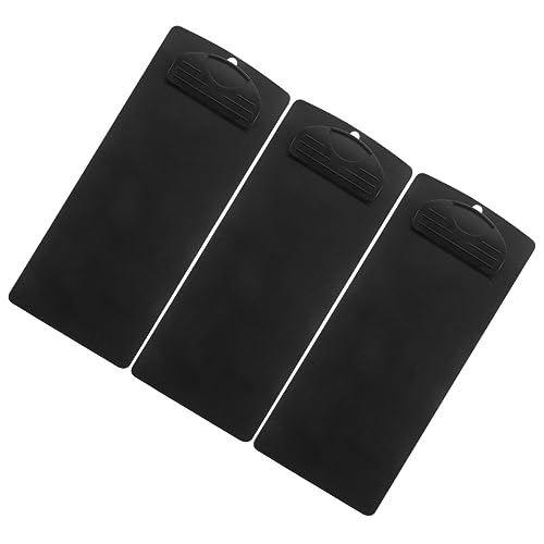 ARTIBETTER 3 Stück Teiliges Klemmbretts Schwarz Tragbares Clip Board für Menüs Rechnungen und Dokumente für Einsatz im Klassenzimmer und Unterwegs ARTIBETTER 3 Stück Teiliges Klemmbretts Schwarz Tragbares Clip Board für Menüs Rechnungen und Dokumente für Einsatz im Klassenzimmer und Unterwegs von Artibetter