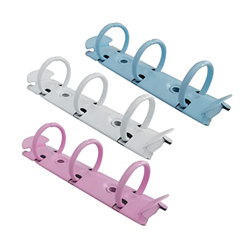 ARTIBETTER 3 Stück Teiliges Set Metallclip Binder mit Löchern für Büro und Schule O Zufällige Farbe Praktische und Langlebige Bürobedarfslösung für Notizen und Organisation Zufällige Farbe von Artibetter