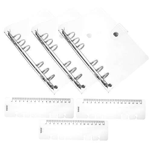 ARTIBETTER 3 Stück Teiliges Transparentes Ringbuch Cover Nachfüllbare Binderhülle für Schule und Schützt Ihre Notizen und Sorgt für Sicheren Halt ARTIBETTER 3 Stück Teiliges Transparentes Ringbuch Cover Nachfüllbare Binderhülle für Schule und Schützt Ihre Notizen und Sorgt für Sicheren Halt von Artibetter