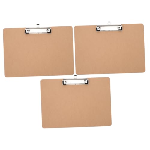 ARTIBETTER 3 Stück Tragbare Klemmbretter für Büro und Schule Schreibunterlage mit Dokumentenclip Format für Effiziente Organisation von Unterlagen und Notizen ARTIBETTER 3 Stück Tragbare Klemmbretter für Büro und Schule Schreibunterlage mit Dokumentenclip Format für Effiziente Organisation von Unterlagen und Notizen von Artibetter