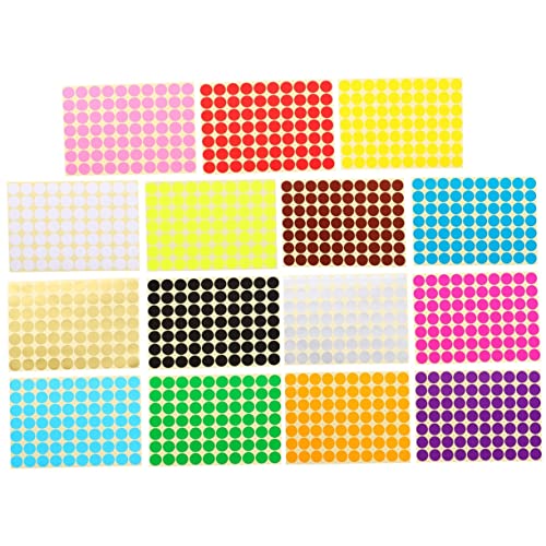 ARTIBETTER 30 Blatt Farbetikettenaufkleber Runde Aufkleber Aufkleberetiketten Kinderpunkte Entfernbare Etiketten Farbige Punktaufkleber Selbstklebende Aufkleber ARTIBETTER 30 Blatt Farbetikettenaufkleber Runde Aufkleber Aufkleberetiketten Kinderpunkte Entfernbare Etiketten Farbige Punktaufkleber Selbstklebende Aufkleber von Artibetter