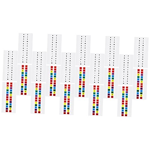 ARTIBETTER 30 Blatt Klebe Index Tags Alphabet Tabs Selbstklebende Notizbuch Seitenmarker Farbige Wasserdichte Haftnotizen Bunte Weiße für Schule Büro und Zuhause ARTIBETTER 30 Blatt Klebe Index Tags Alphabet Tabs Selbstklebende Notizbuch Seitenmarker Farbige Wasserdichte Haftnotizen Bunte Weiße für Schule Büro und Zuhause von Artibetter
