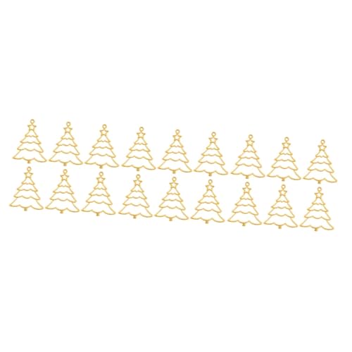 ARTIBETTER 30 Stck. Teiliges Weihnachtsbaum Metallanhänger Diy Schmuckzubehör Hochwertigem Legierungsmaterial für Armbänder und Ohrringe von Artibetter
