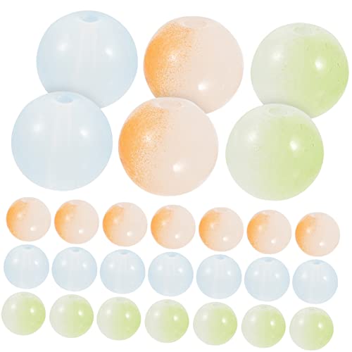 ARTIBETTER 30 Stück Bunte Glasperlen für Schmuckherstellung Diy Armbänder für Kreative Bastelprojekte Langlebige und Praktische Bastelmaterialien von Artibetter