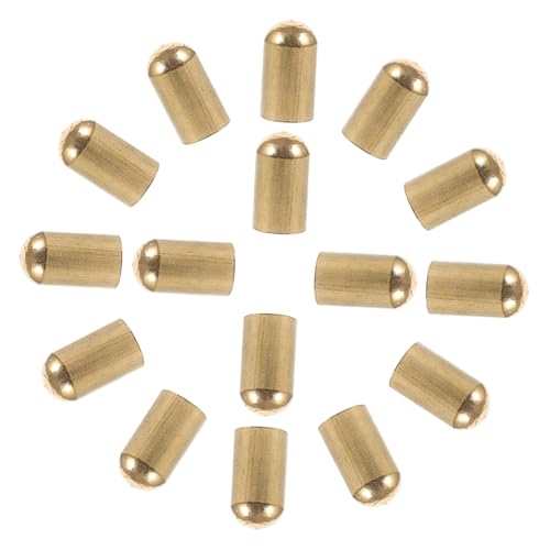 ARTIBETTER 30 Stück Eimer -seilhutarmband Lederschnur Steckverbinder Schließe Seilende Schnur-endstopper Armband -endkappen Kabelende Kordelstopper Für Kordelzug Seilcrimp Golden Metall von Artibetter