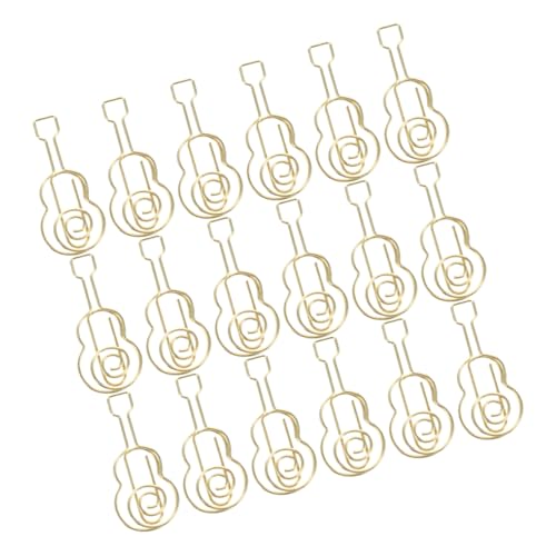 ARTIBETTER 30 Stück Gitarren-büroklammer Bunt Schreibwaren Winzig Klein Neuartige Büroklammern Dekorativ Clip Papier Farbig Mini Zeitschrift Musik Jumbo Schicke Büroklammern Eisen Golden ARTIBETTER 30 Stück Gitarren-büroklammer Bunt Schreibwaren Winzig Klein Neuartige Büroklammern Dekorativ Clip Papier Farbig Mini Zeitschrift Musik Jumbo Schicke Büroklammern Eisen Golden von Artibetter