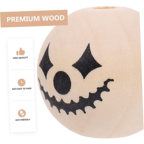 ARTIBETTER 30 Stück Teiliges Halloween Holzperlen mit Kürbis Runde Lose Perlen Naturholz für DIY Schmuck Armbänder Halsketten Schlüsselanhänger und Partydekoration ARTIBETTER 30 Stück Teiliges Halloween Holzperlen mit Kürbis Runde Lose Perlen Naturholz für DIY Schmuck Armbänder Halsketten Schlüsselanhänger und Partydekoration von Artibetter