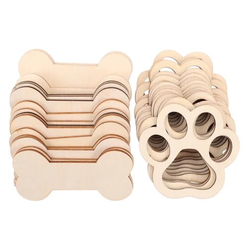 ARTIBETTER 30 Stück Teiliges Holz-dekorationen in Knochen Pfotenform Naturbelassene Diy-holzanhänger zum Bemalen und Gravieren Nachhaltige Haustier-party-deko Vielseitige Holzschild-rohlinge ARTIBETTER 30 Stück Teiliges Holz-dekorationen in Knochen Pfotenform Naturbelassene Diy-holzanhänger zum Bemalen und Gravieren Nachhaltige Haustier-party-deko Vielseitige Holzschild-rohlinge von Artibetter