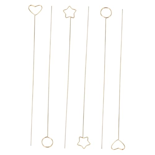 ARTIBETTER 30 Stück Teiliges Metall Kartenhalter mit Herz Stern und Rundform Stabile Memo Clip Picks für Tischkarten Partydekoration und Fotohalter Elegante Metallhalter für Hochzeiten und von Artibetter