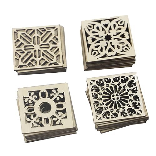 ARTIBETTER 30 Stück Teiliges Retro Chinesischer Stil Holzrahmen Scrapbook Album Dekorative Holzstücke Diy Holzhandwerk für Heim und Geschäftsd Quadratische Holzplatten für Bastelprojekte ARTIBETTER 30 Stück Teiliges Retro Chinesischer Stil Holzrahmen Scrapbook Album Dekorative Holzstücke Diy Holzhandwerk für Heim und Geschäftsd Quadratische Holzplatten für Bastelprojekte von Artibetter