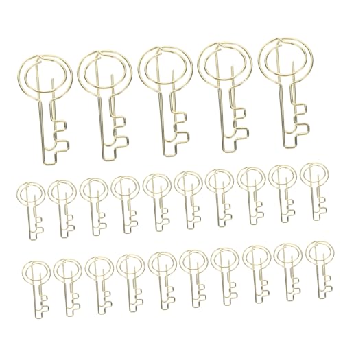 ARTIBETTER 30 Stück dekorative Büroklammern klein Mini-Büroklammern Dateiclips Büroklammern fürs Büro Dokumentpapierclips dekorative Banknotenklemme Datei-Clip Metall von Artibetter