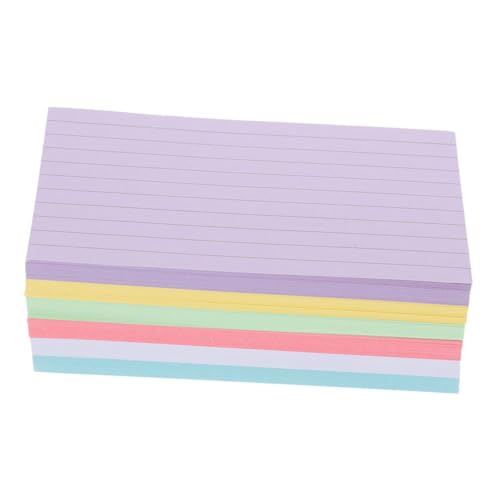 ARTIBETTER 300 Blatt Farbige Karteikarten Schule kleine Karteikarte linierte Karteikarten Herstellung linierte Karten Indexpapiere Karteikarte Notizblock Meeting-Notizbücher ARTIBETTER 300 Blatt Farbige Karteikarten Schule kleine Karteikarte linierte Karteikarten Herstellung linierte Karten Indexpapiere Karteikarte Notizblock Meeting-Notizbücher von Artibetter