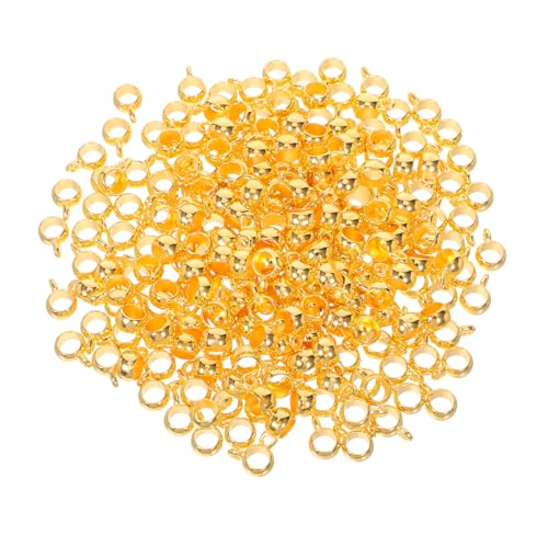 ARTIBETTER 300 Stück Kunststoff Große Runde Bail Beads Spacer Perlen für Schmuckherstellung DIY Armbänder Halsketten Ohrringe Zubehör von Artibetter