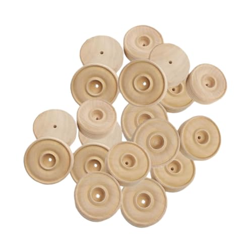 ARTIBETTER 30Stücke DIY Holzräder Für Handgemachte Bastelräder Zubehör Holz Spielzeugzubehör Für Projekte Für Jungen Und Langlebig Und Sicher ARTIBETTER 30Stücke DIY Holzräder Für Handgemachte Bastelräder Zubehör Holz Spielzeugzubehör Für Projekte Für Jungen Und Langlebig Und Sicher von Artibetter