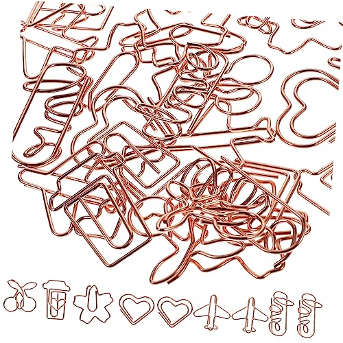 ARTIBETTER 30Stücke Metall Büroklammern Lustige Kleine Clips Roségold für Fotos Notizen und Dokumente für Bürobedarf und Kreatives Gestalten ARTIBETTER 30Stücke Metall Büroklammern Lustige Kleine Clips Roségold für Fotos Notizen und Dokumente für Bürobedarf und Kreatives Gestalten von Artibetter