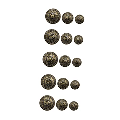 ARTIBETTER 30Stücke Metallknöpfe Zinklegierung Knöpfe im Britischen Stil für Kleidung Mantel und Blusen Antikem ARTIBETTER 30Stücke Metallknöpfe Zinklegierung Knöpfe im Britischen Stil für Kleidung Mantel und Blusen Antikem von Artibetter