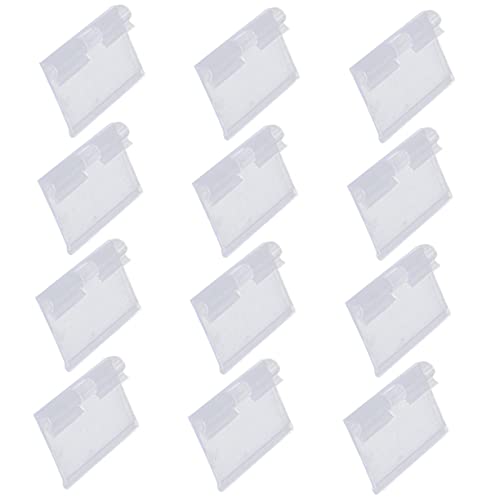 ARTIBETTER 30Stücke Transparente Preisschilder für Regale DIY Etikettenhalter für Preisdisplay Praktische zur Produktauszeichnung Supermärkten von Artibetter