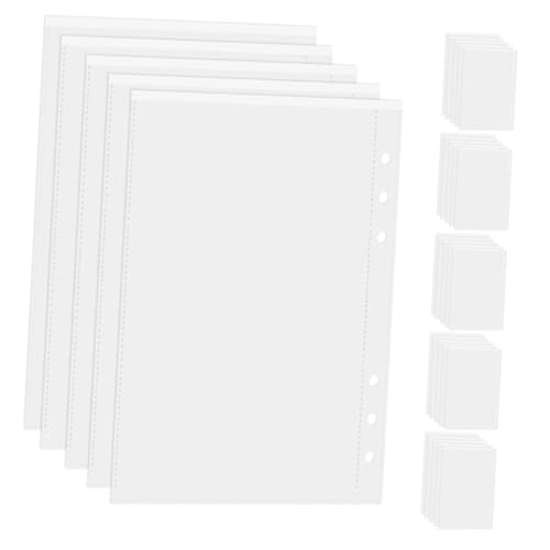 ARTIBETTER 30pcs Postkarten Taschen Transparente Innere Seite Taschen Fotoalben Nachfüllbare Seiten A5 Fotoalbum Pages Kartenärmel Für Sammler von Artibetter