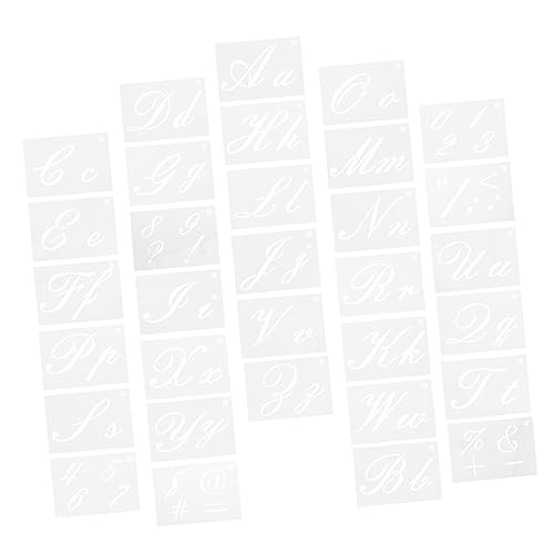ARTIBETTER 32 Blatt Wiederverwendbare Malschablonen mit Buchstaben und Zahlenschablonen für Diy Projekte für Kreative Malarbeiten und für Erwachsene Hochwertigem Pet Material Gefertigt ARTIBETTER 32 Blatt Wiederverwendbare Malschablonen mit Buchstaben und Zahlenschablonen für Diy Projekte für Kreative Malarbeiten und für Erwachsene Hochwertigem Pet Material Gefertigt von Artibetter